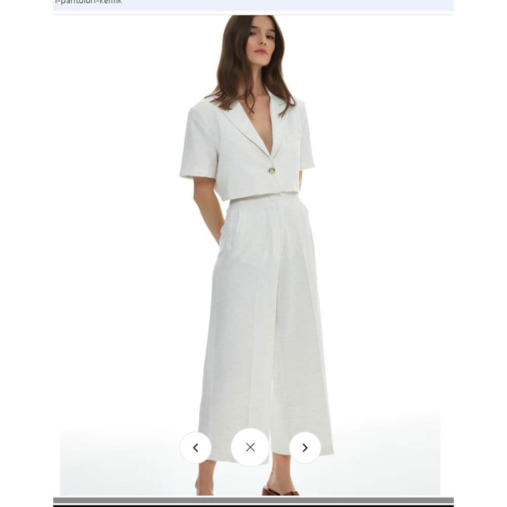 23Y71122 QUZU PENS DETAYLI PANTOLON