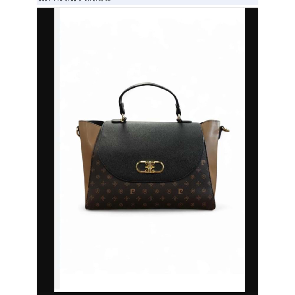23K120-MN PİERCARDİN MONOGRAM ÇANTA
