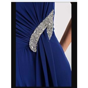 1457 AKSESUAR DETAYLI KOLSUZ ŞİFON TULUM